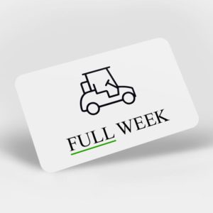 Individual Rider Annual Cart Pass - Full Week